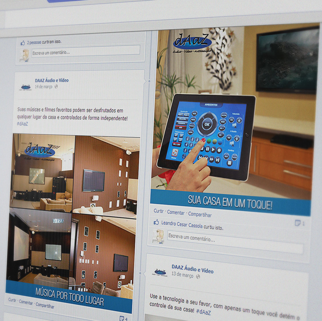 Postagem redes sociais