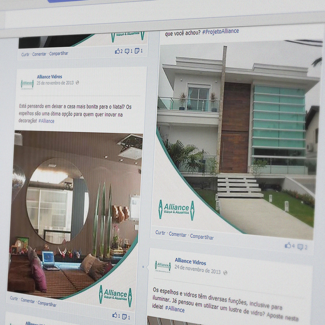 Postagem redes sociais