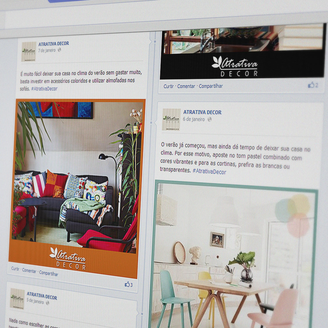 Postagem redes sociais