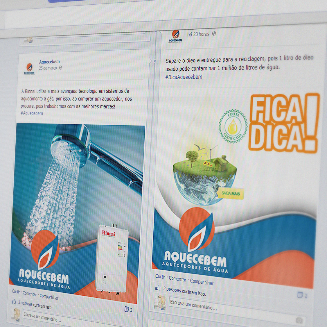 Postagem redes sociais