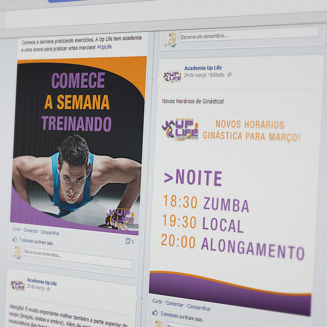 Postagem redes sociais