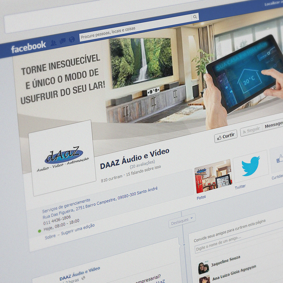 Postagem redes sociais