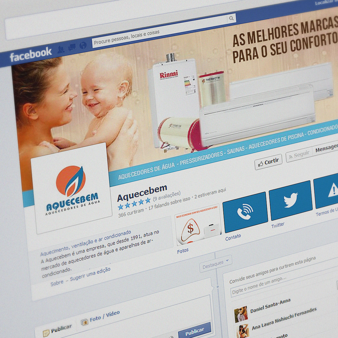 Postagem redes sociais